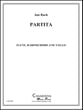 Partita Flute Solo with Harpsichord and Cello P.O.D. cover